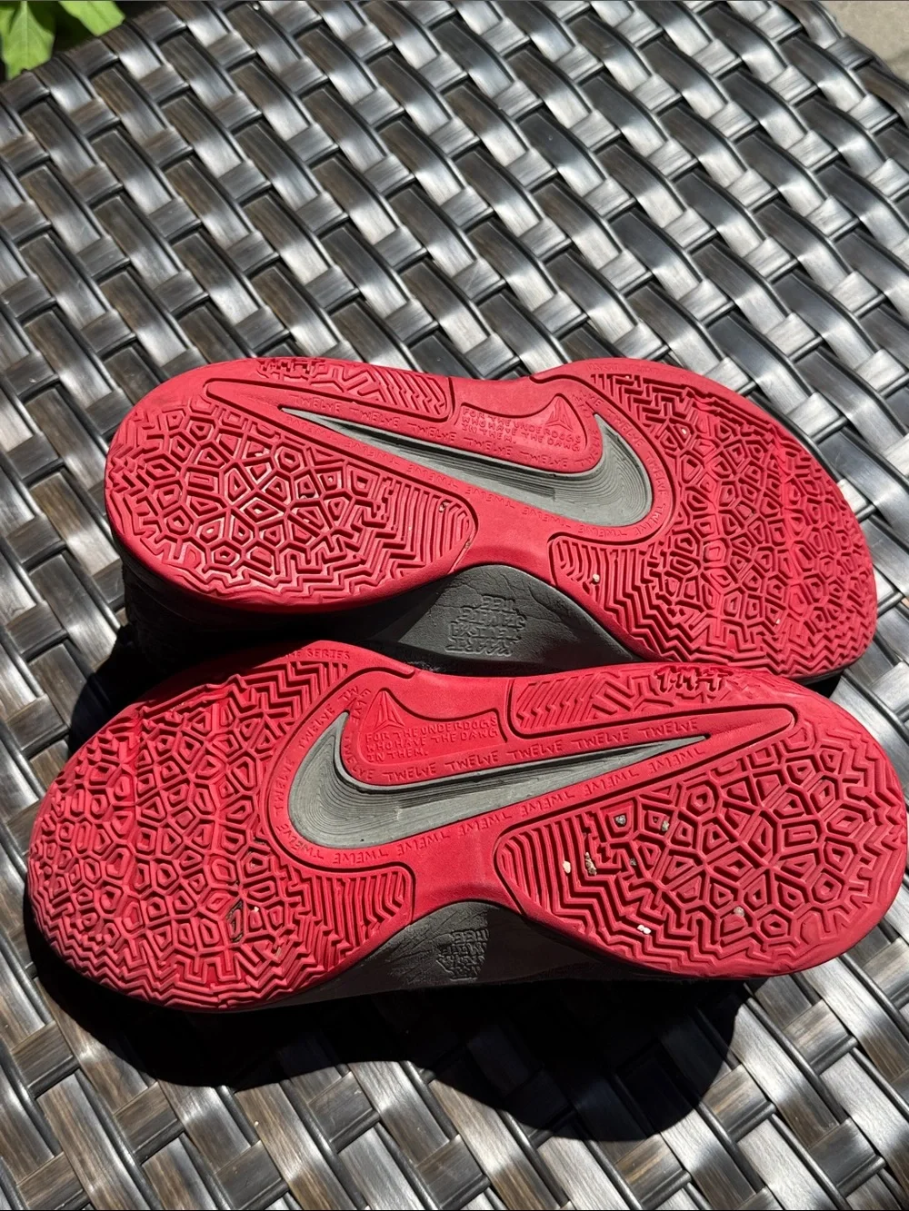 Rare Ja2 Nike Youth Sneakers 7Y King Of The Court Red Grey